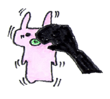 pig nose rabbit sticker #9131775