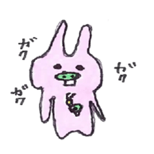 pig nose rabbit sticker #9131777