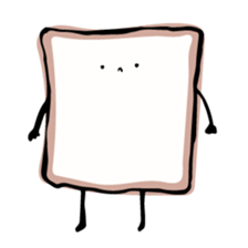 Mr. Fluffy bread sticker #9131848