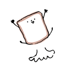 Mr. Fluffy bread sticker #9131876