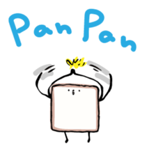 Mr. Fluffy bread sticker #9131883