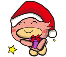 Burst duc Christmas sticker #9132213