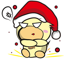 Burst duc Christmas sticker #9132214