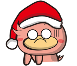Burst duc Christmas sticker #9132217