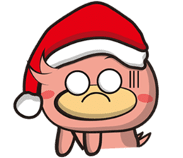 Burst duc Christmas sticker #9132217
