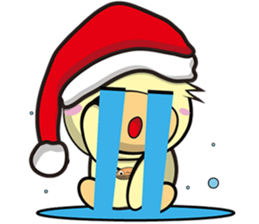 Burst duc Christmas sticker #9132218