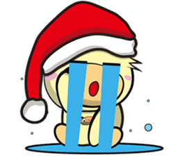 Burst duc Christmas sticker #9132218