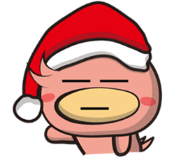 Burst duc Christmas sticker #9132219