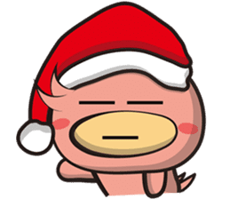 Burst duc Christmas sticker #9132219