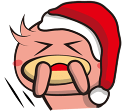 Burst duc Christmas sticker #9132221