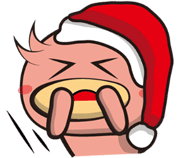 Burst duc Christmas sticker #9132221