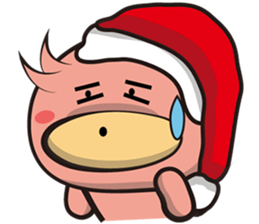 Burst duc Christmas sticker #9132223