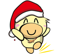 Burst duc Christmas sticker #9132224