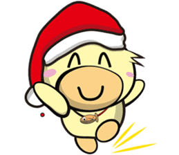 Burst duc Christmas sticker #9132224