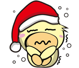 Burst duc Christmas sticker #9132226