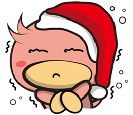 Burst duc Christmas sticker #9132227