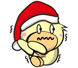 Burst duc Christmas sticker #9132228