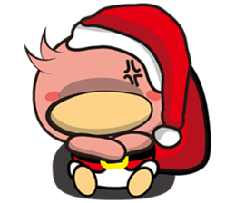 Burst duc Christmas sticker #9132233