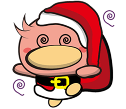 Burst duc Christmas sticker #9132235