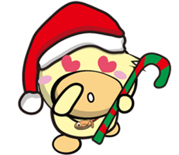 Burst duc Christmas sticker #9132236