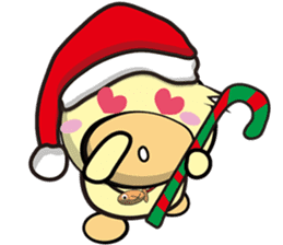 Burst duc Christmas sticker #9132236