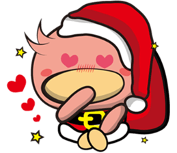 Burst duc Christmas sticker #9132237