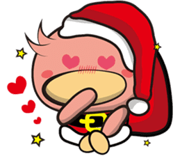Burst duc Christmas sticker #9132237