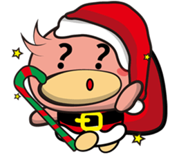 Burst duc Christmas sticker #9132239