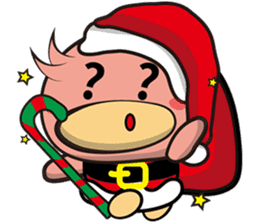 Burst duc Christmas sticker #9132239