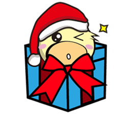 Burst duc Christmas sticker #9132240