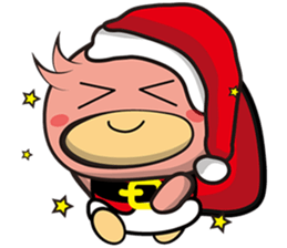 Burst duc Christmas sticker #9132241