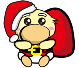 Burst duc Christmas sticker #9132242