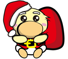 Burst duc Christmas sticker #9132242