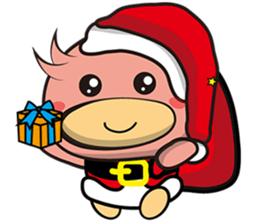 Burst duc Christmas sticker #9132243