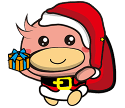 Burst duc Christmas sticker #9132243