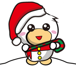 Burst duc Christmas sticker #9132244