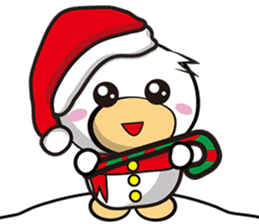 Burst duc Christmas sticker #9132244