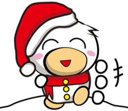Burst duc Christmas sticker #9132245