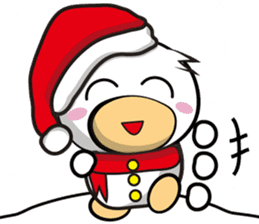 Burst duc Christmas sticker #9132245