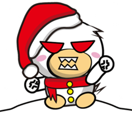 Burst duc Christmas sticker #9132246