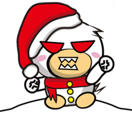Burst duc Christmas sticker #9132246