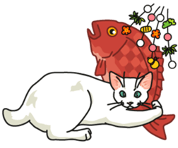 Next year will be a cat year. sticker #9132329