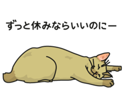 Next year will be a cat year. sticker #9132358