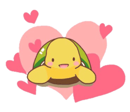 Lovely tortoise (English) 2 sticker #9133536