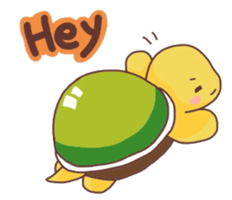 Lovely tortoise (English) 2 sticker #9133537