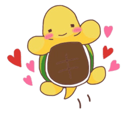 Lovely tortoise (English) 2 sticker #9133539