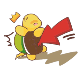 Lovely tortoise (English) 2 sticker #9133556