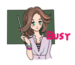 We Are Busy Office Ladies sticker #9133945