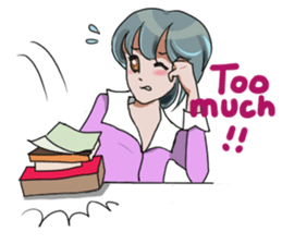 We Are Busy Office Ladies sticker #9133952