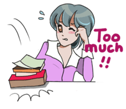 We Are Busy Office Ladies sticker #9133952